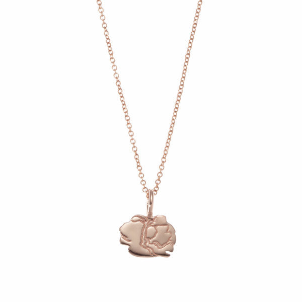 the little lucky peony necklace