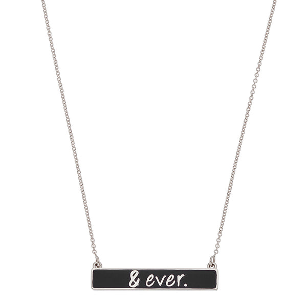 the & ever necklace