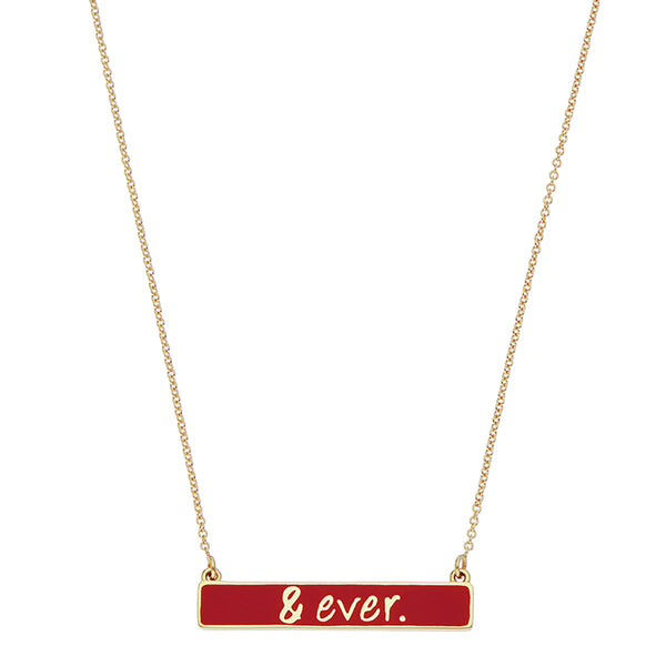 the & ever necklace
