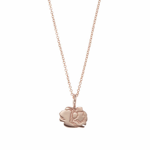 the little lucky peony necklace