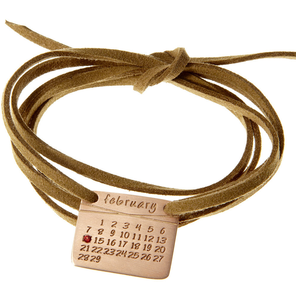 the calendar bracelet<sup>®</sup> in rose gold