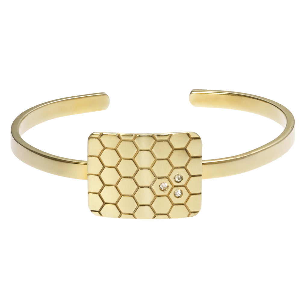 the honeycomb cuff bracelet