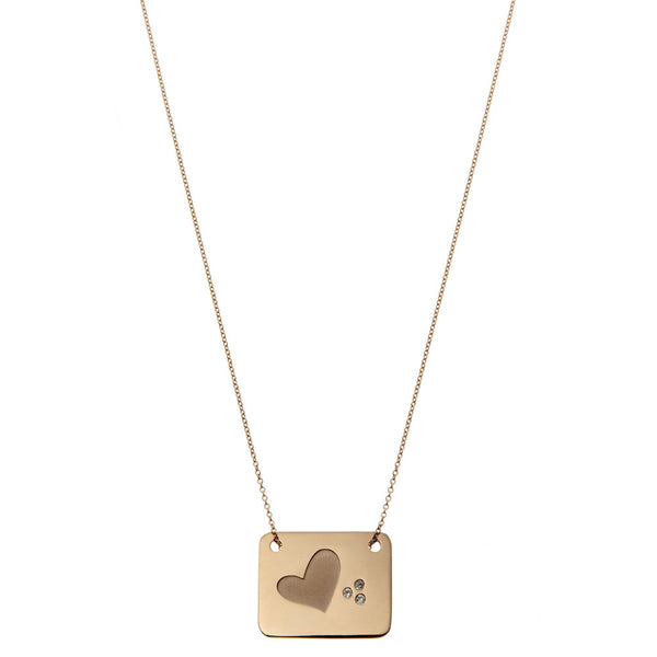 the heart necklace